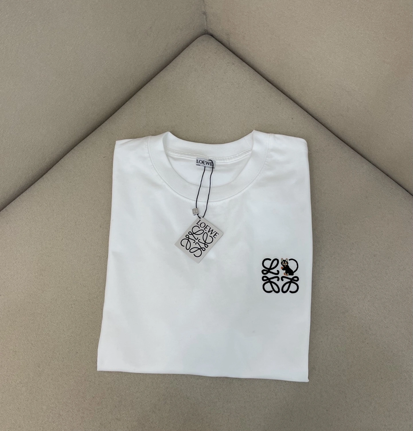 wg.luxury-- 8o5w5 Cotton Futurist Cat Anagram embroidery item:F-F409A0816H